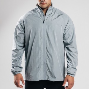 Sportska jakna s 100% poliesterskim patentnim zatvaračem prilagođenog dizajna za muškarce