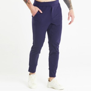Pantalons de pista esportius lleugers d'assecat ràpid amb cremallera Pantalons de jogging de gimnàs personalitzats per a homes