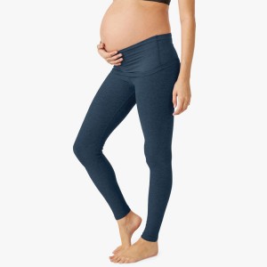 Leggings de ioga de maternidade para mulleres de cintura alta elásticas ecolóxicas