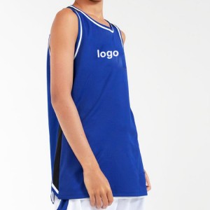 Áo bóng rổ bán buôn vải lưới Polyester cho trẻ em