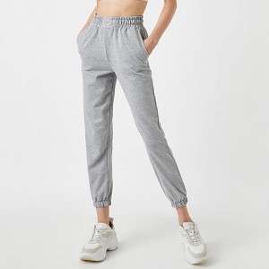 Hot Sell Skinny Slim Fit Side Pocket Elastika Andilany Vehivavy Cotton Jogging Sweatpants