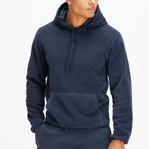 Umhombiso olungiselelweyo weLogo Plain Workout Gym Hoodies Pullover For Men