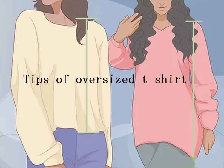 Wskazówki dotyczące koszulek oversize