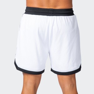 Баскетбол шорттары Арнайы 100% полиэфирлі торлы матадан жасалған ерлерге арналған спортзал шорттары