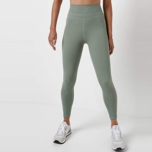 Custom High Waist Polyester Spandex Fitness Workout Yoga Leggings For Women