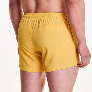 Polyester Drawstring Waist Custom Men Workout Gym Shorts