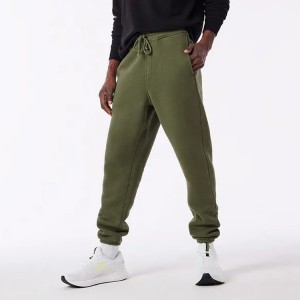 Pantalons de jogging per a homes de cintura amb cordó personalitzats Pantalons de sudor 100% cotó d'alta qualitat amb butxaca