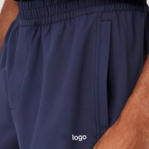 Pri faktori 100% Polyester elastik ren antrennman espò Track pantalon gason jimnastik joggers ak pòch