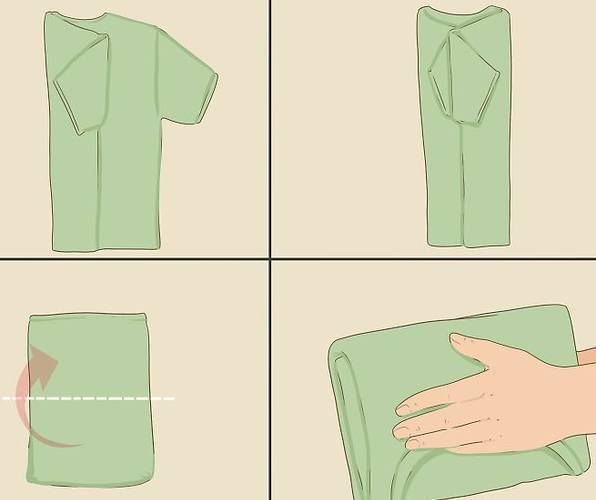 Ako skladať oblečenie