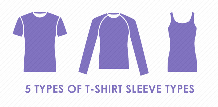 टी-शर्ट आस्तीन के 5 प्रकार