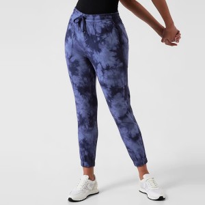 Veleprodajne pamučne jogger hlače za vježbanje s vezicom za struk po narudžbi za žene