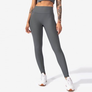 OEM Yoga Wear טייץ חדר כושר כושר ספורט מותן גבוה אימון חותלות צלעות מכנסיים לנשים