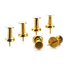 Golden Push Pins