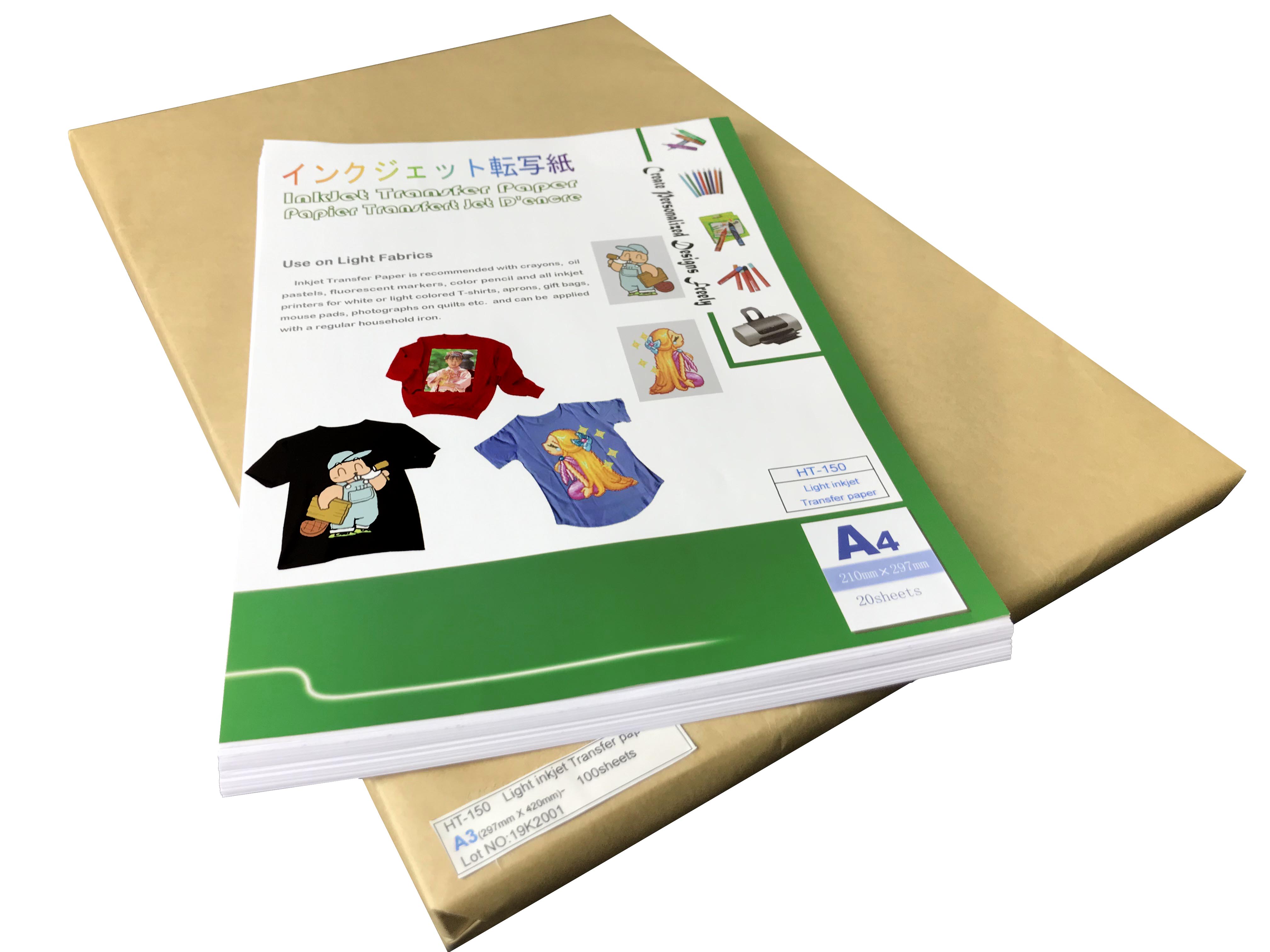 Light T-Shirt Transfers for Ink Jet Printers 