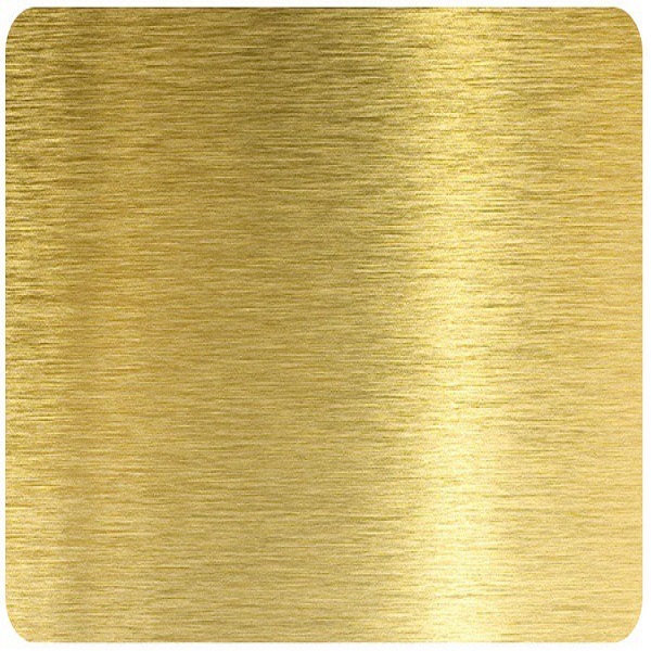 golden  brushed aluminum sheet