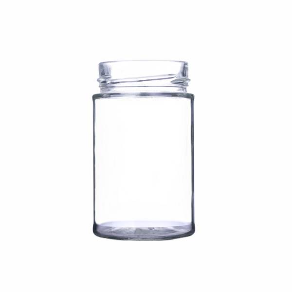 China 8oz 10oz screw top lid glass honey jar glass jam jar with good seal  factory and manufacturers