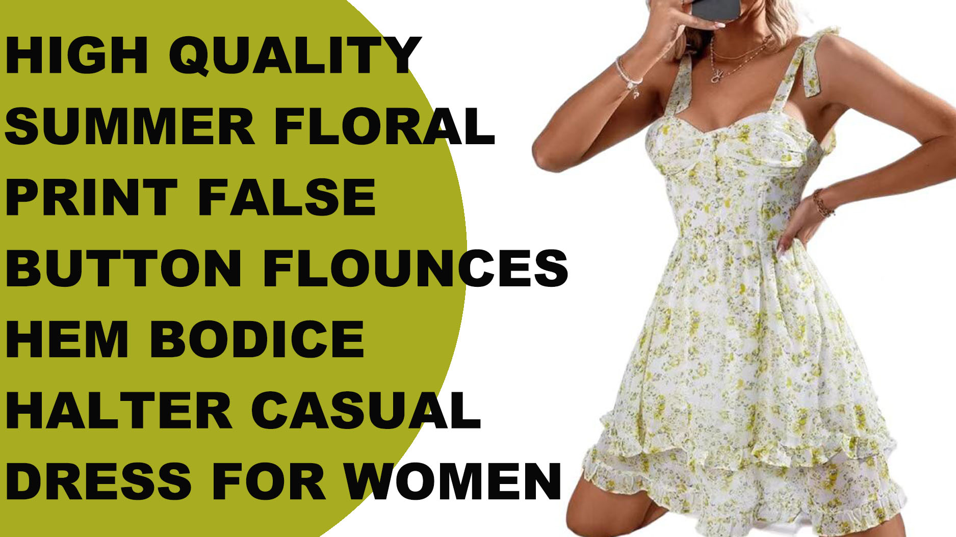 महिलाओं के लिए स्क्वायर कॉलर पैचवर्क प्रिंटेड कैज़ुअल ड्रेस