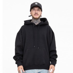 360g Solid Color Padded Oversize Couple Hoodie