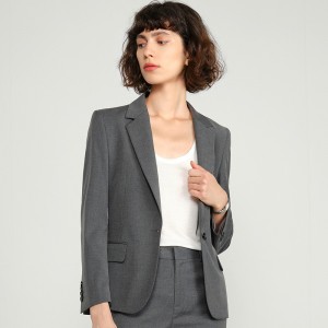 Захиалгат эмэгтэй энгийн ажлын оффисын Blazer костюм