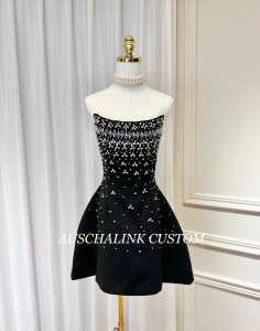 Exporter Black Custom Women Sequin Dress Dress