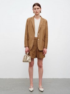 Pamuk i lan China Blazer Shorts Outfit Factory