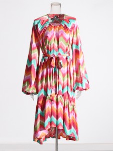 Colorblock print Kupite haljine Dizajnerske rasprodaje