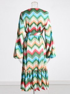 Colorblock Print Tuku Dresses Designer Sale Pricelist