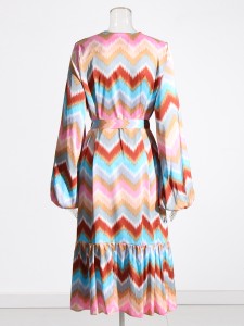 Colorblock Print Reka Dresses Designer Sale Pricelist