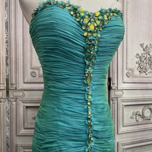 Groothandel jurk met taartspleet voor Fat Lady Design