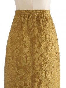Жаккардовая элегантная юбка с логотипом