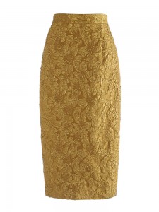 חצאית לוגו מותאם אישית מסוג Jacquard Elegant