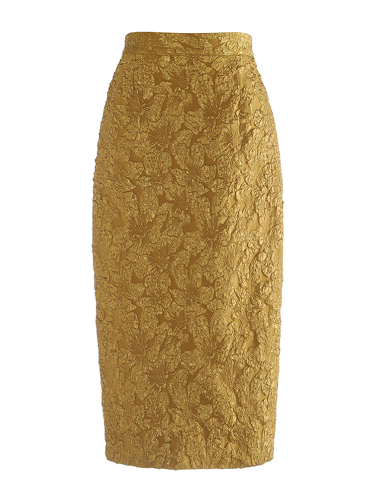Žakárová elegantní sukně s vlastním logem