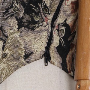 Colorblock Embroidered Vest Manufacturer orinasa