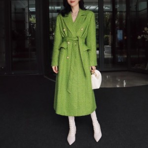 Custom Elegant Tweed Coat Արտադրող