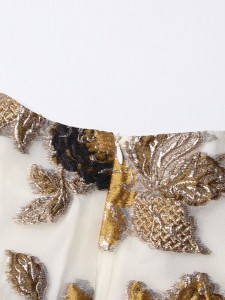 Spliced ​​Embroidery Elegant Custom Кечки Кечки Dress Company