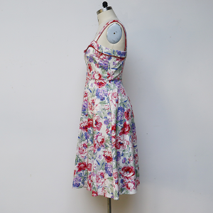 Платье с цветочным принтом на заказ