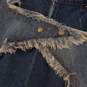 Design de adesivo personalizado fábrica de roupas jeans retas baratas