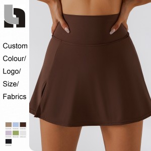 Custom Yoga Mini Skirt Pants Fitness Tennis Sports Κατασκευαστής