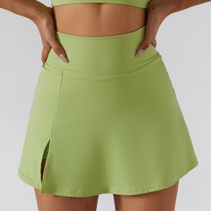 Benotzerdefinéiert Yoga Mini Skirt Hosen Fitness Tennis Sports Fabrikant