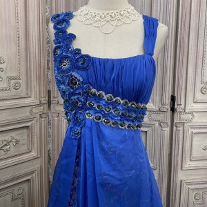 Embroidery Long Sikat Elegant Dress Ladies Factory