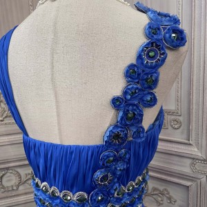 Embroidery Long Sikat Elegant Dress Ladies Factory