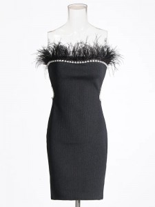 Feather Elegant Customized Dress Production