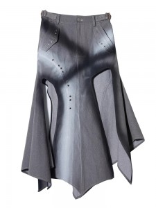 Patchwork-Röcke mit Metallschnalle, Bekleidungsfabrik
