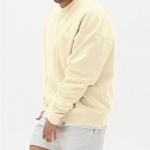 Մոխրագույն Crew Neck Sweatshirt Pullover Plus Size Sport