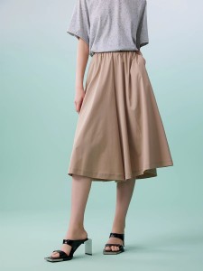 Khaki Casual China Skirts Maker