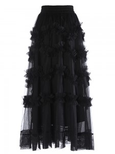 Дантелена елегантна пола с лого по поръчка