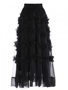 लेस सुरुचिपूर्ण कस्टम लोगो स्कर्ट परिधान