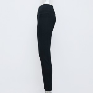 Fekete, szorosan illeszkedő leggings nő