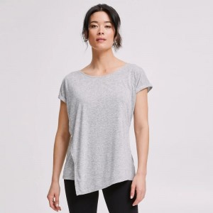 Gray Rayon Nursingt-Shirt