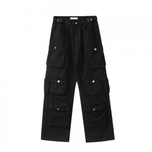 Pocket Work Overall Loose Pants Producent